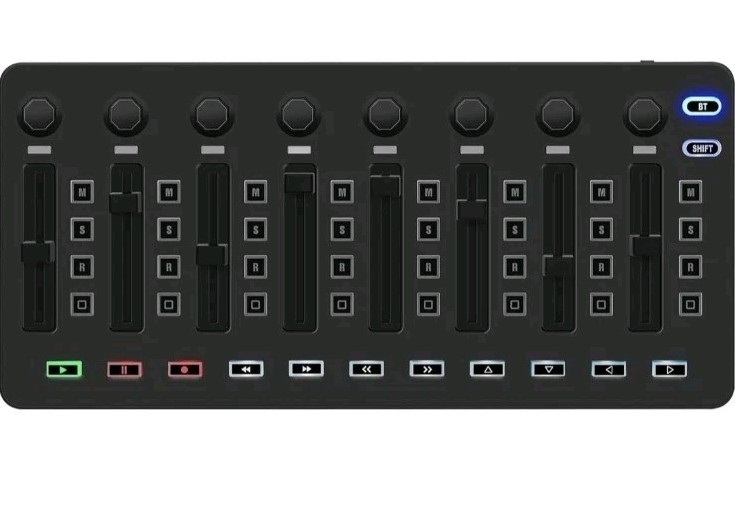 M-VAVE Wireless Midi Controller Mixer, Bluetooth Semi Weighted Professional dyna