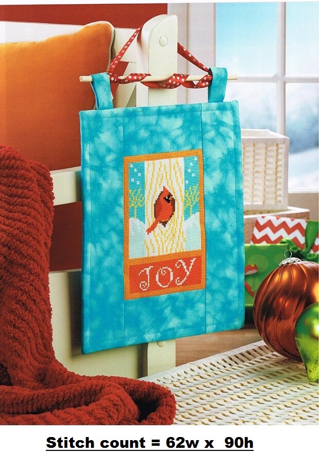 JOYFUL CARDINAL  CROSS STITCH PATTERN  ONLY   -   #951