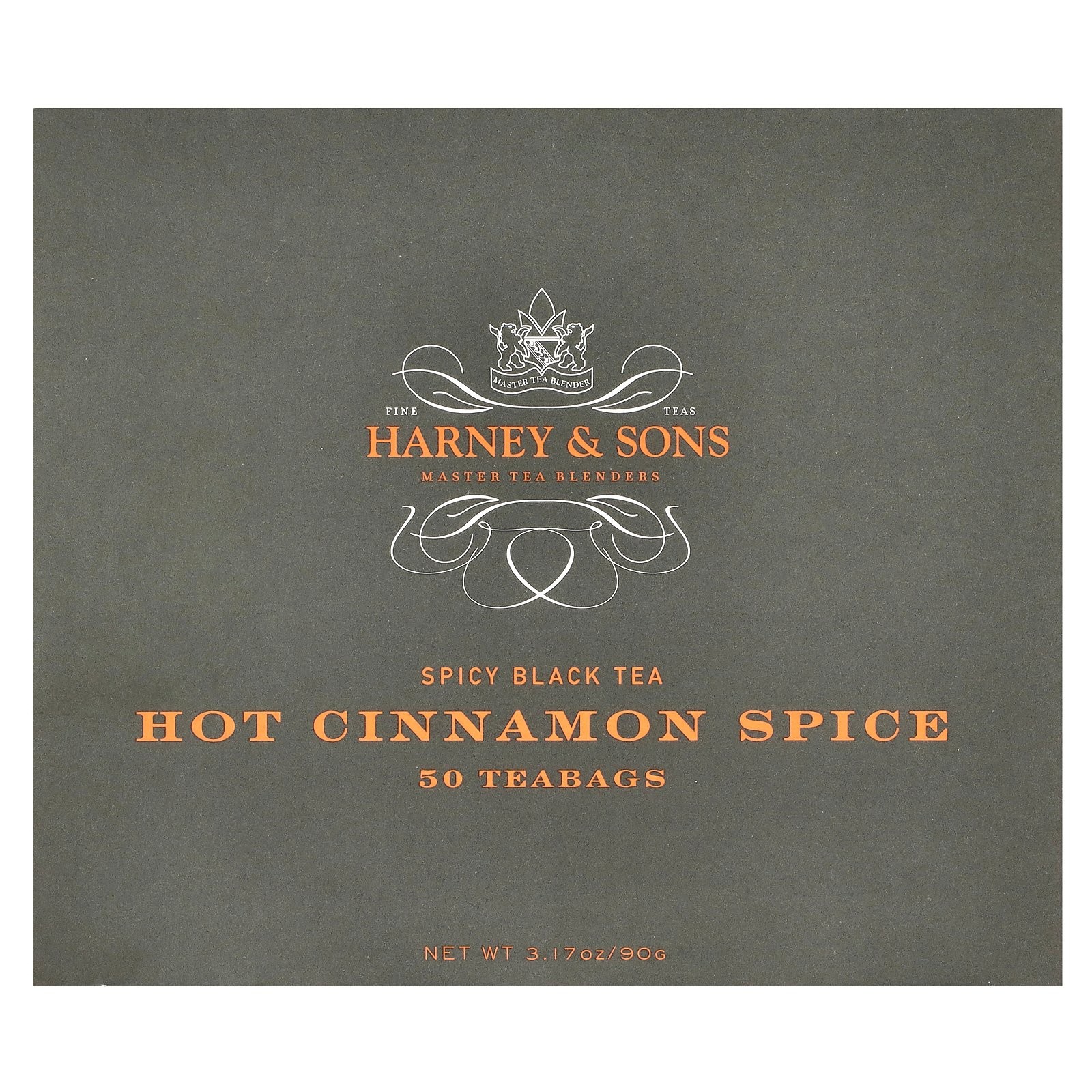 Spicy Black Tea, Hot Cinnamon Spice, 50 Tea Bags, 3.17 oz (90 g)