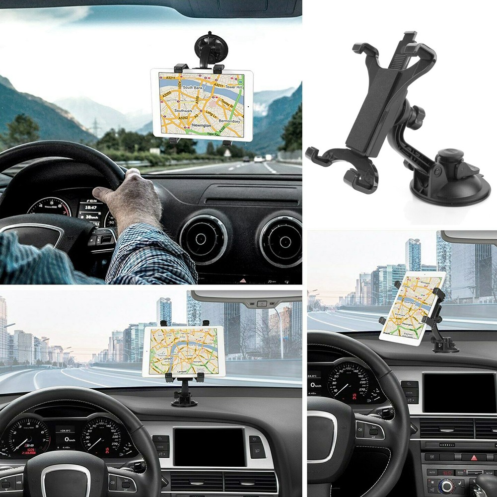 Car Tablet Mount Holder Windshield Dashboard for Universal iPad Samsung Tab TCL