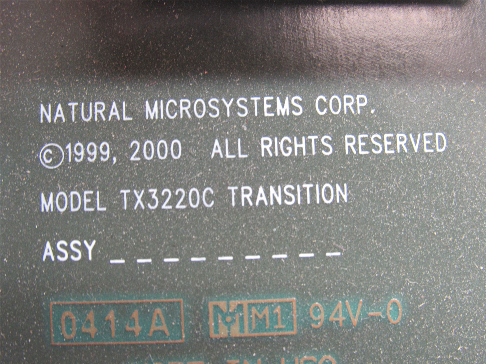 Natural MicroSystems NMS TX3220C P/N: 5689 REV 5
