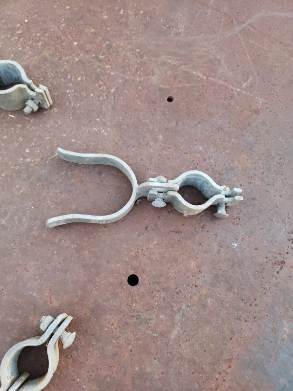 1-5/8" x 2-3/8" Chain Link Fence Gate Fork Latch - Fence Gate Latch - Galvanized