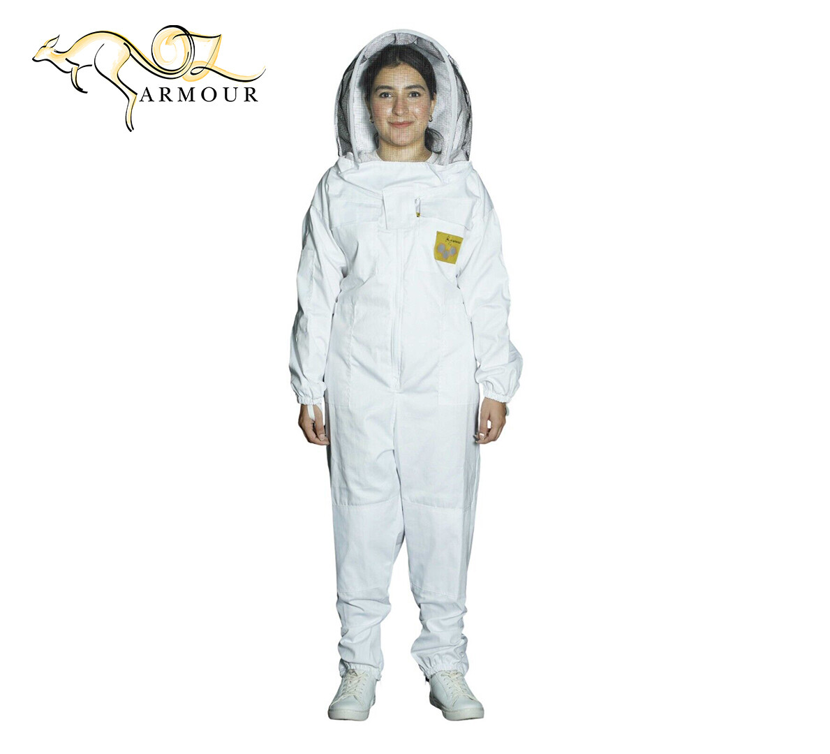 OZ APIARIST Heavy Duty Beekeeping Suit With Fencing Veil And Optional Gloves
