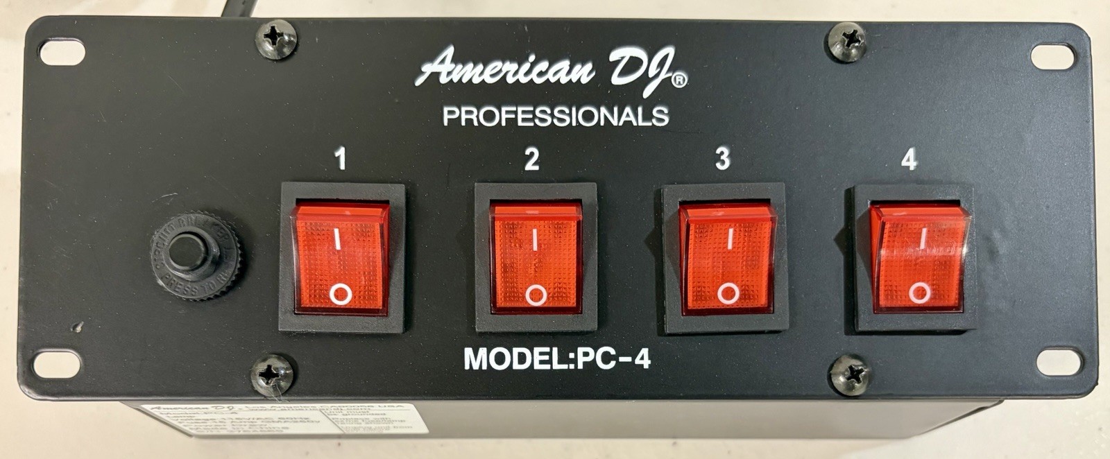 American Dj Pc4  Power Distribution Tested Working