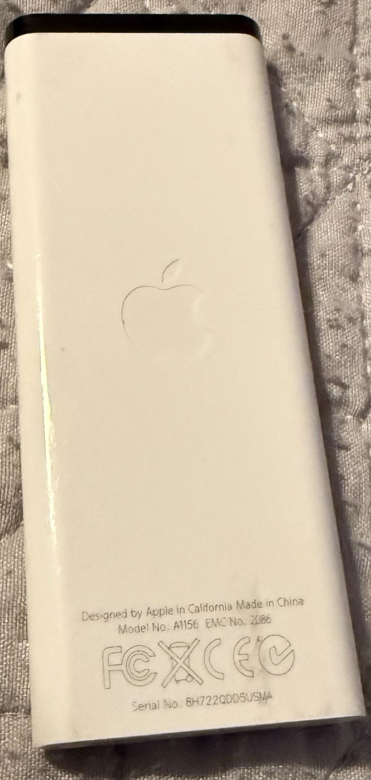 Genuine Apple TV Remote Control - Mac Macbook iMac iPod A1156 - UNTESTED