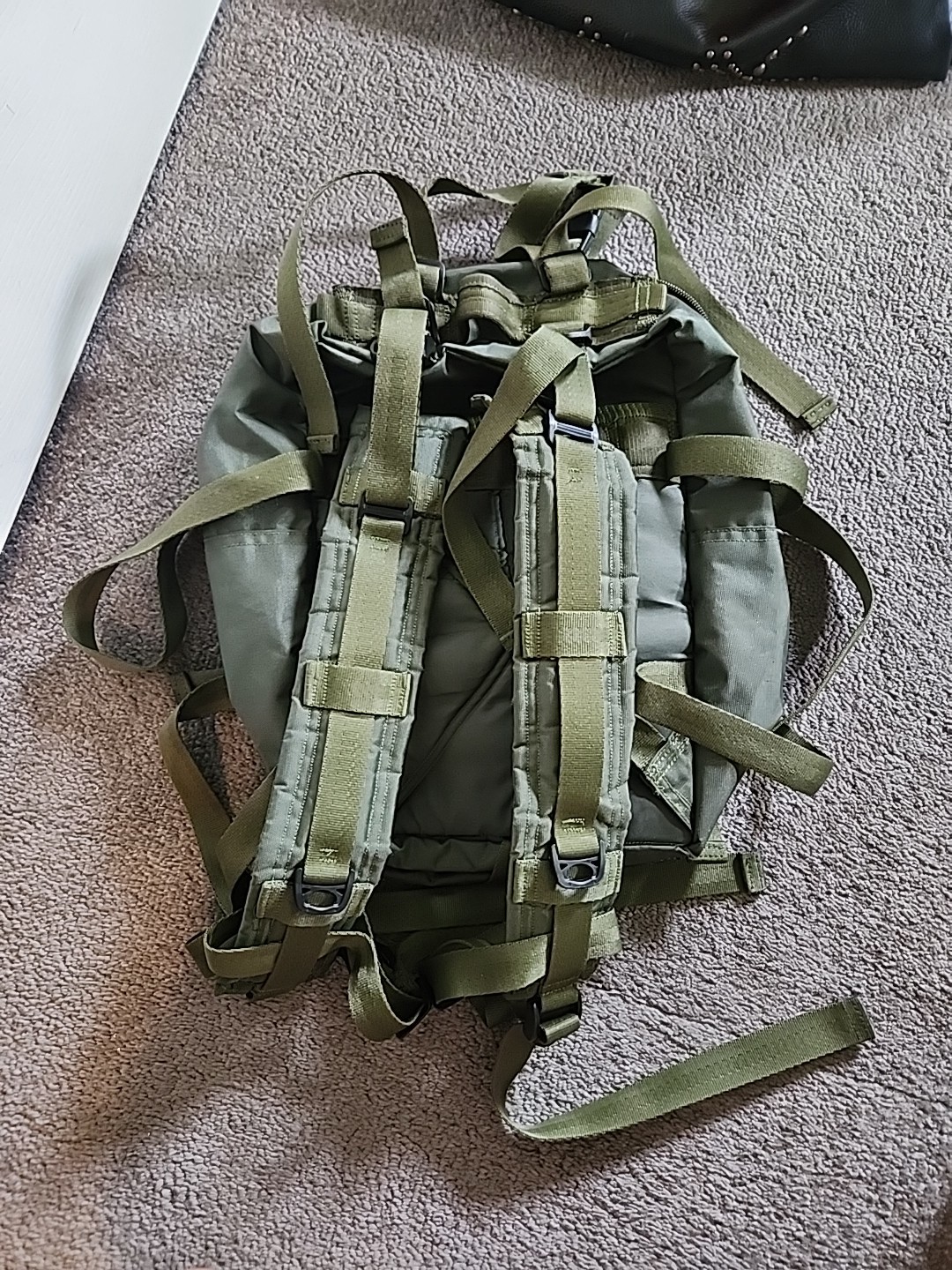 LA MONTANA GREEN CANVAS ARMY STYLE Bag