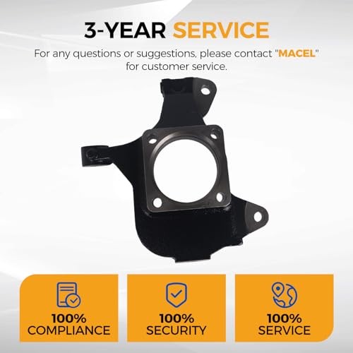 698017 Front Left Steering Knuckle Assembly Fit for 2001-2013 Chevy Avalanche