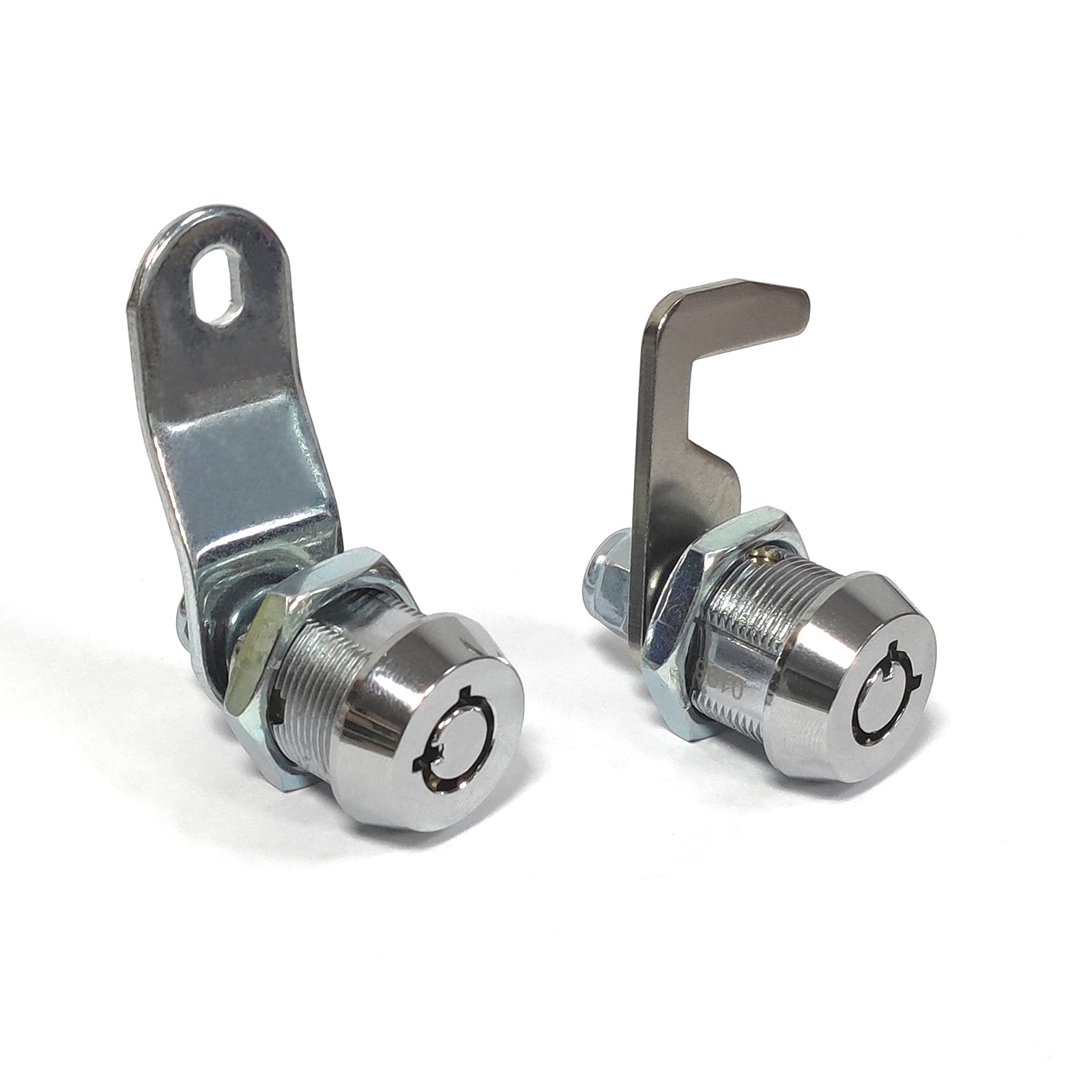 2 Pack Toolbox Lock 5/8" Tubular Cam Replacement Lock Hook Cam Keyed Alike wi...