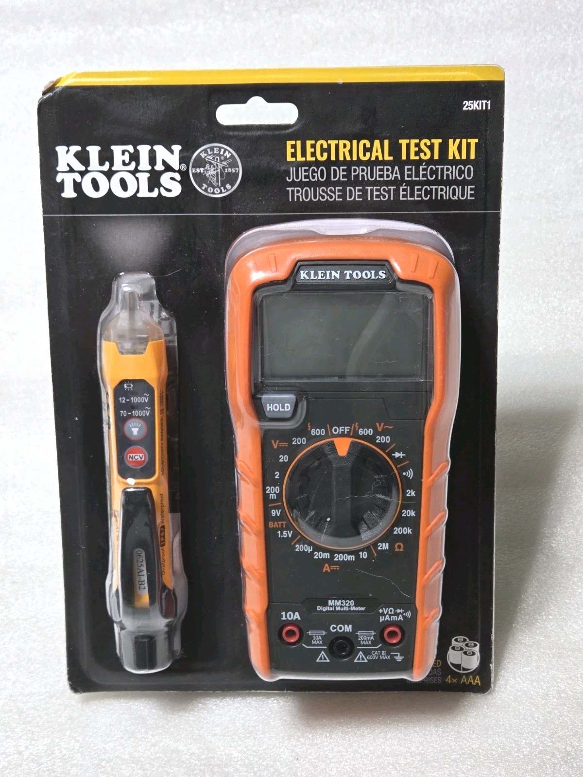 Klein Tools 25KIT1 - MM320 Digital Multimeter and Non-Contact Voltage Tester Set