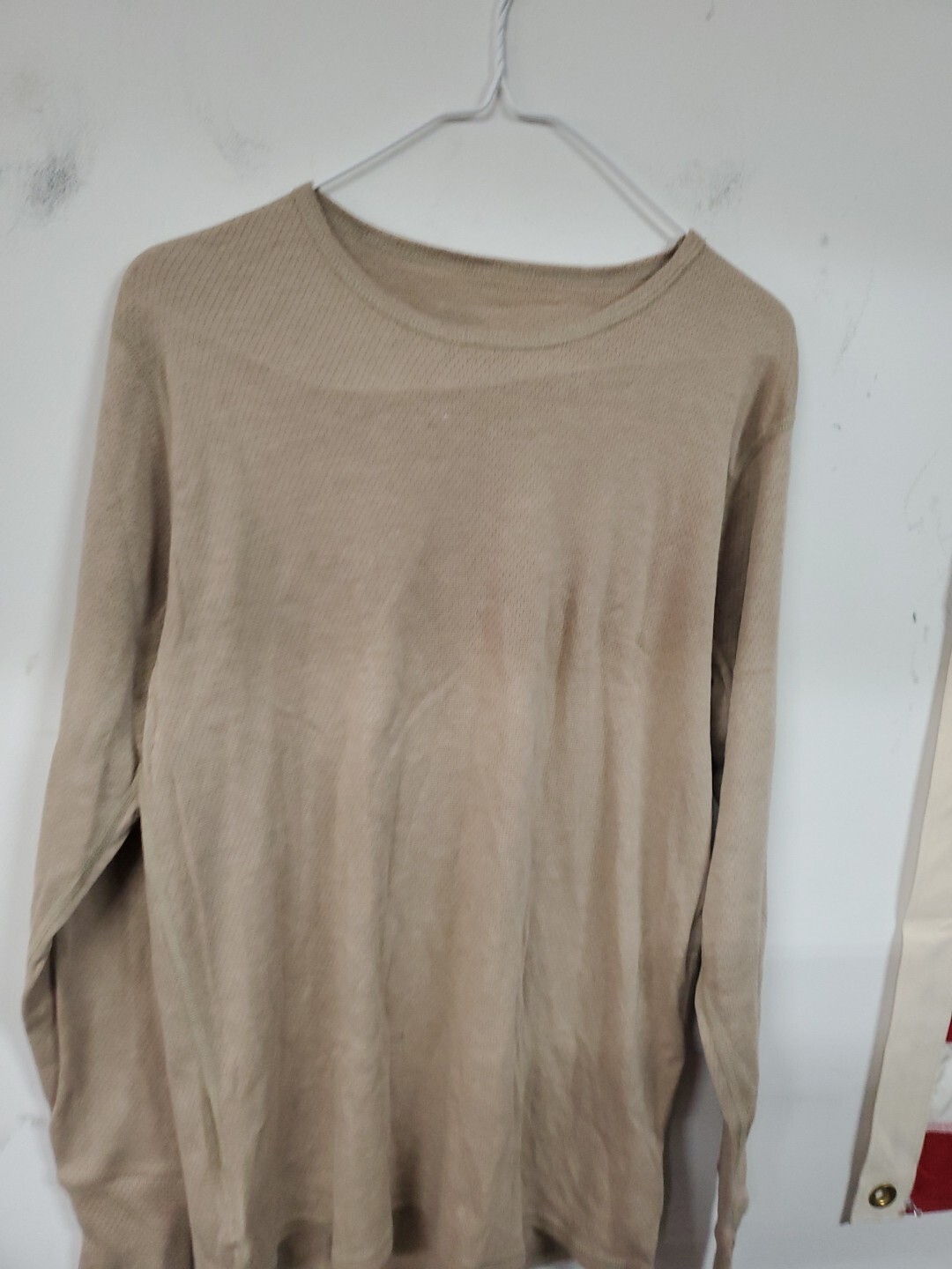 TEAM SOLDIER PECKHAM FREE FR UNDERSHIRT BASE LAYER INSULATED TAN Medium Reg