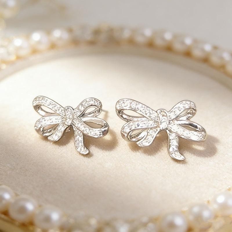 1Pair Fashion Headphone Decoration Clip Diameter Buckle Zircon Butterfly Decor