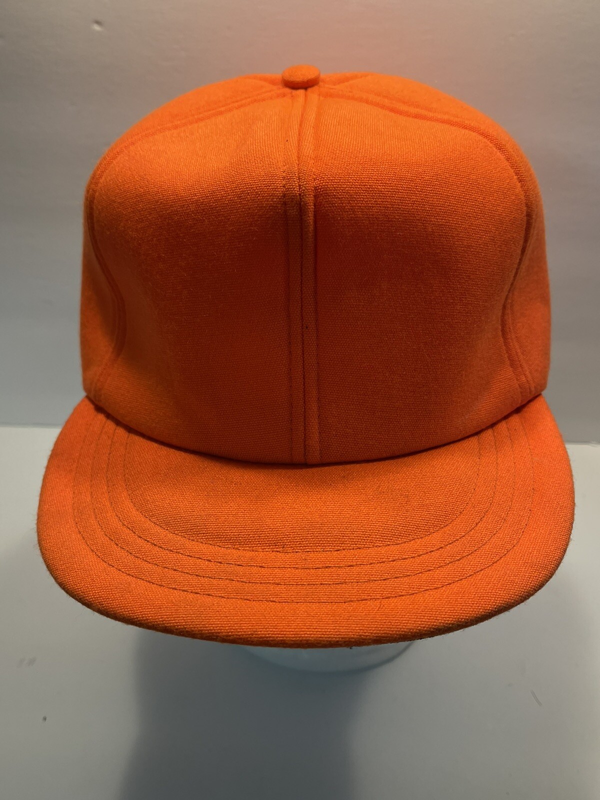 Vintage Hunting Snapback Hat Foam Padded Cap USA Preowned Safety