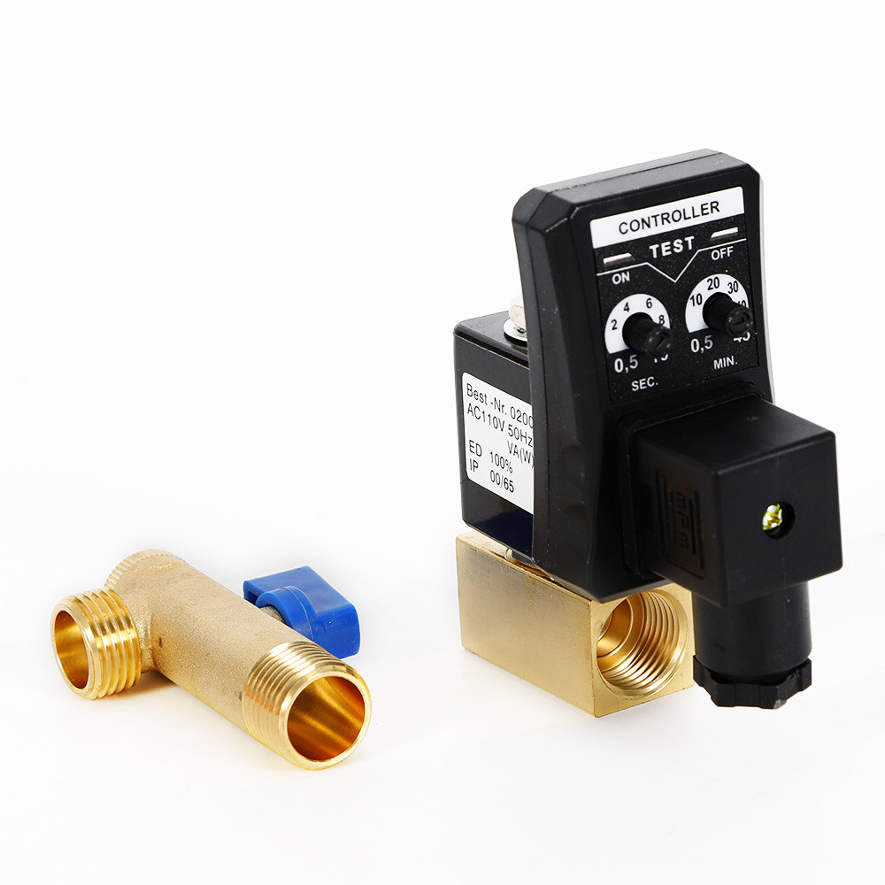 Compressor Automatic Electronic Timed Air Tank Timing Water Drain Valve Timer US