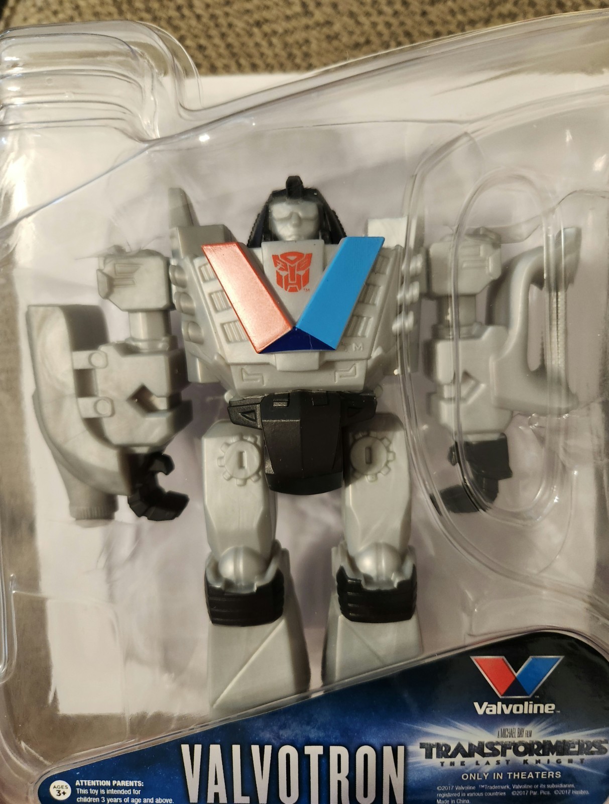 Transformers Valvotron Figure, 2017 Last Knight Valvoline Hasbro Promo