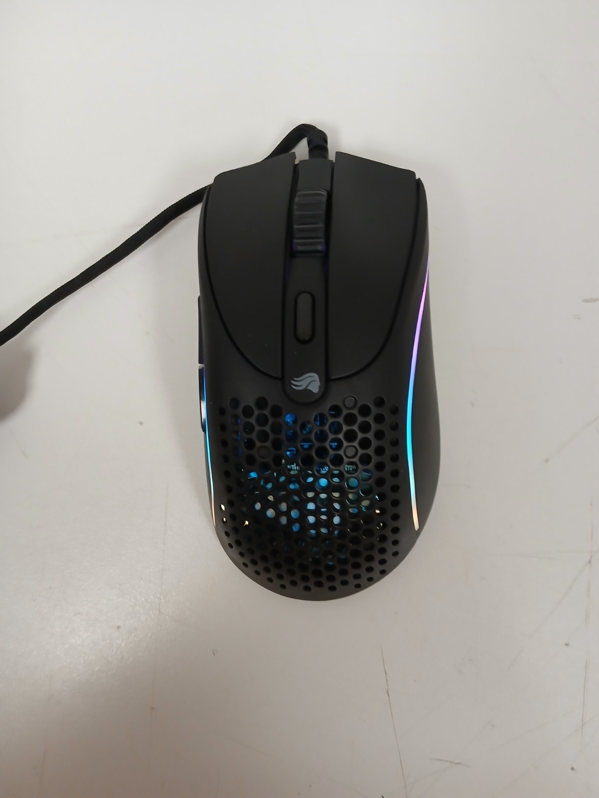 Glorious Model D 2 Ultralight Wired Ergonomic RGB Gaming Mouse, Black - NO BOX
