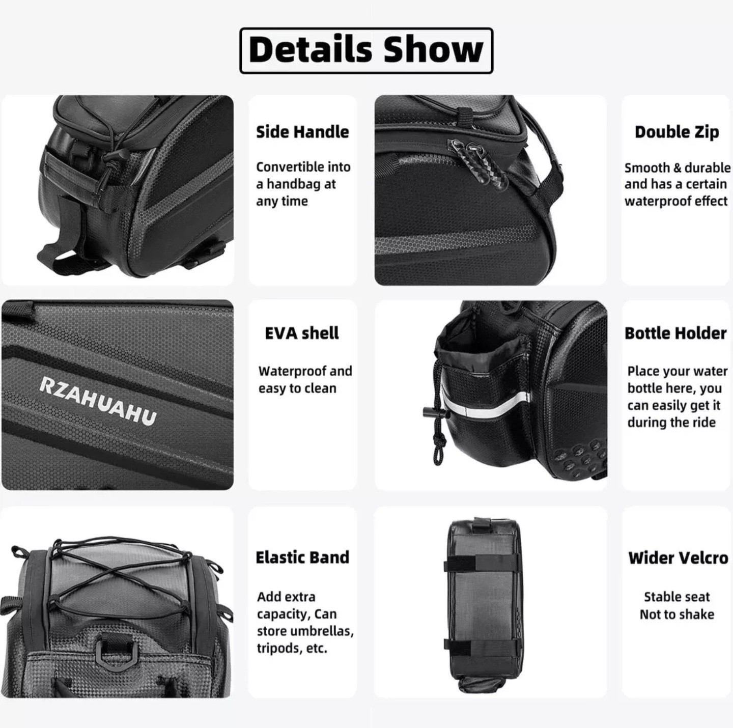 Rear Rack Carrier Trunk Bag