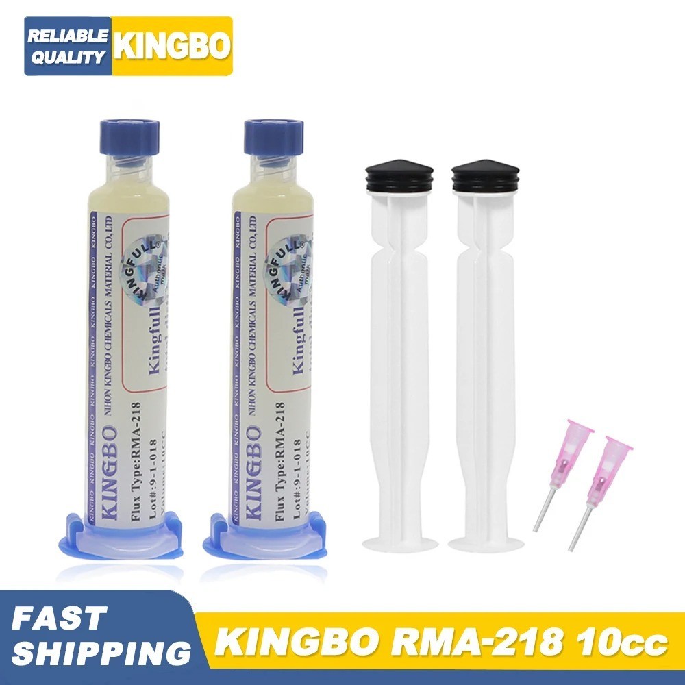 KINGBO RMA-218 10cc Solder Flux Paste for Electronics Repair BGA SMD LED
