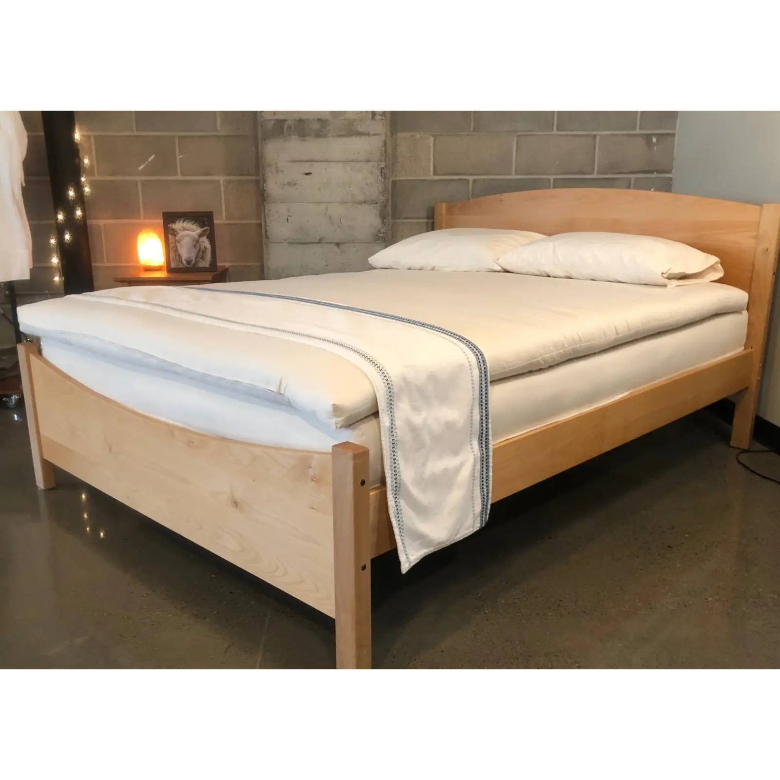 Holy Lamb Organics Wool and Latex Mattress Topper Queen 60" x 80" x 3"