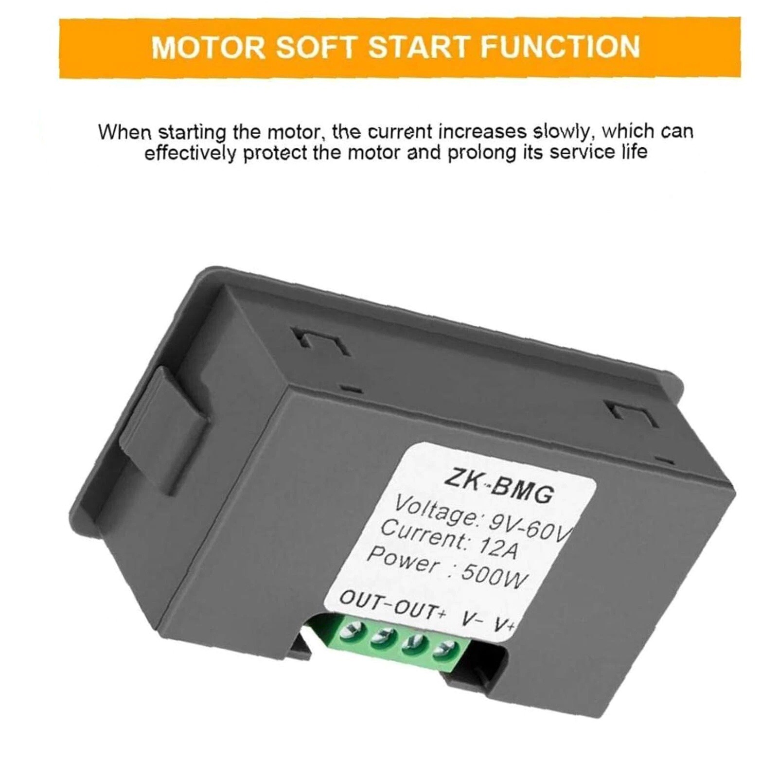 Motor PWM Speed Regulator with Digital Encoder DC 9-60V 500W Control Module