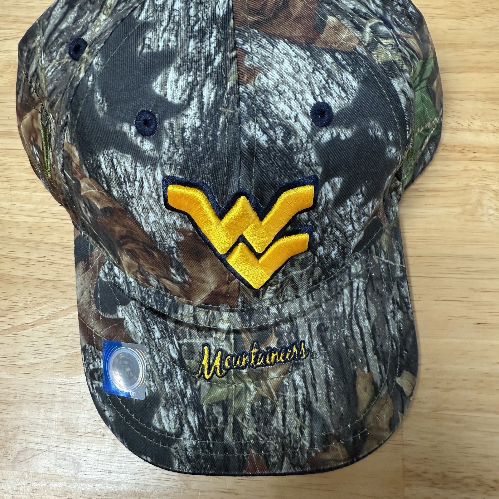 JBrem NCAA West Virginia Mountaineers Adjustable Hat Evo Cap WVU WV Camo