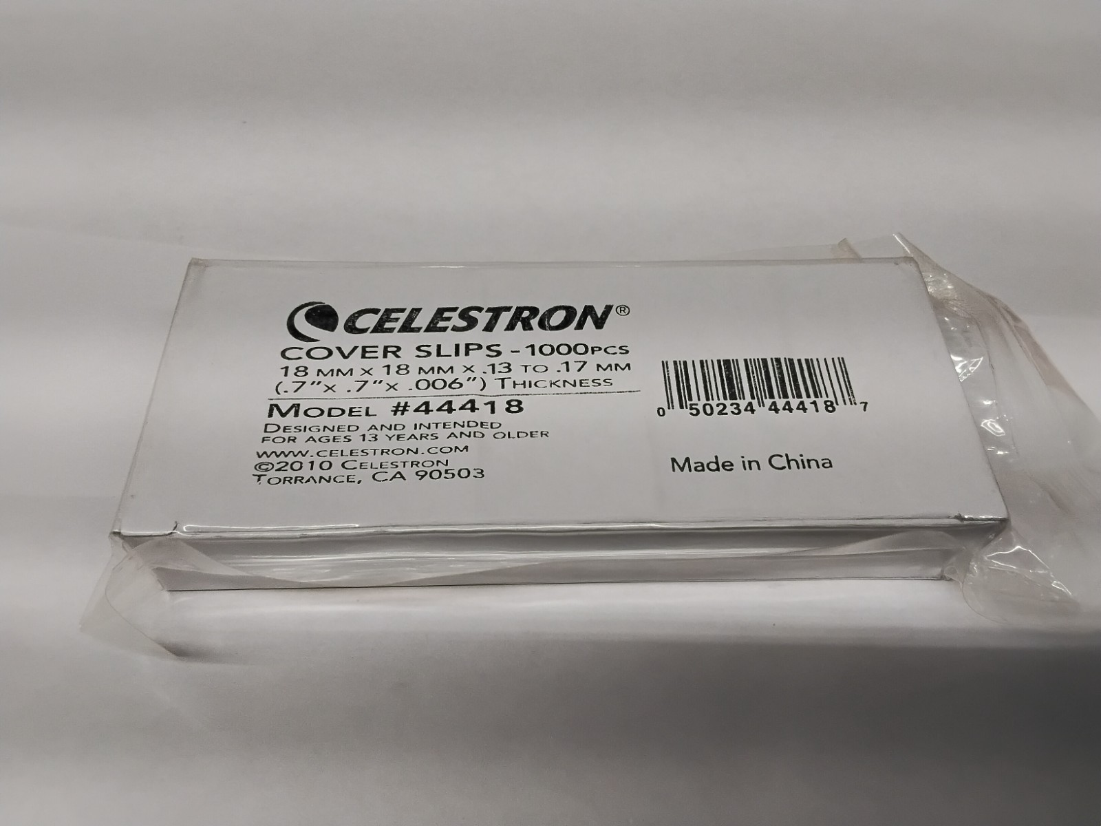 CELESTRON COVER STRIPS -1000 PCS 18MM X .13 TO .17MM MODEL 44418