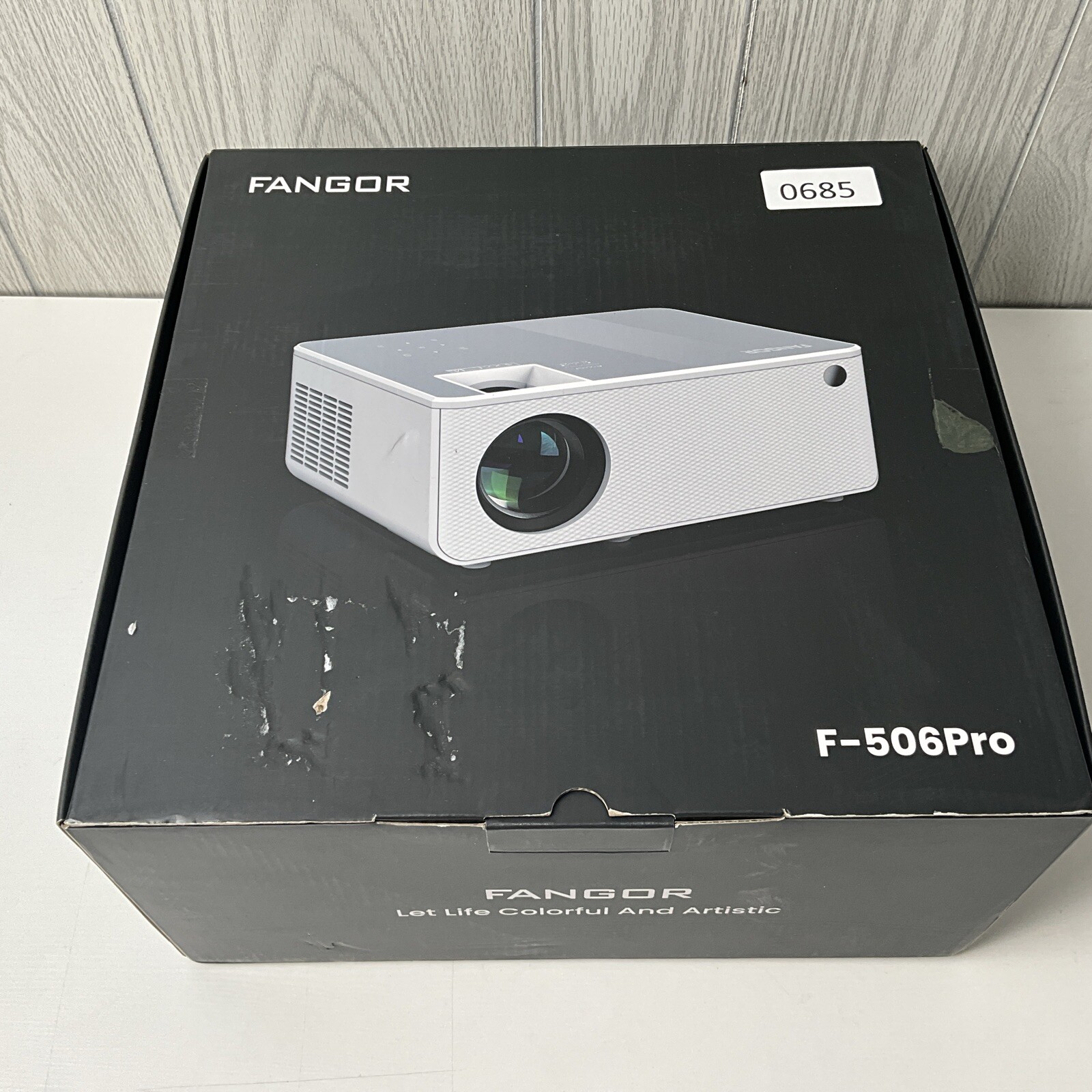 FANGOR 1080P HD Projector, WiFi Bluetooth Projector bundle - F506Pro