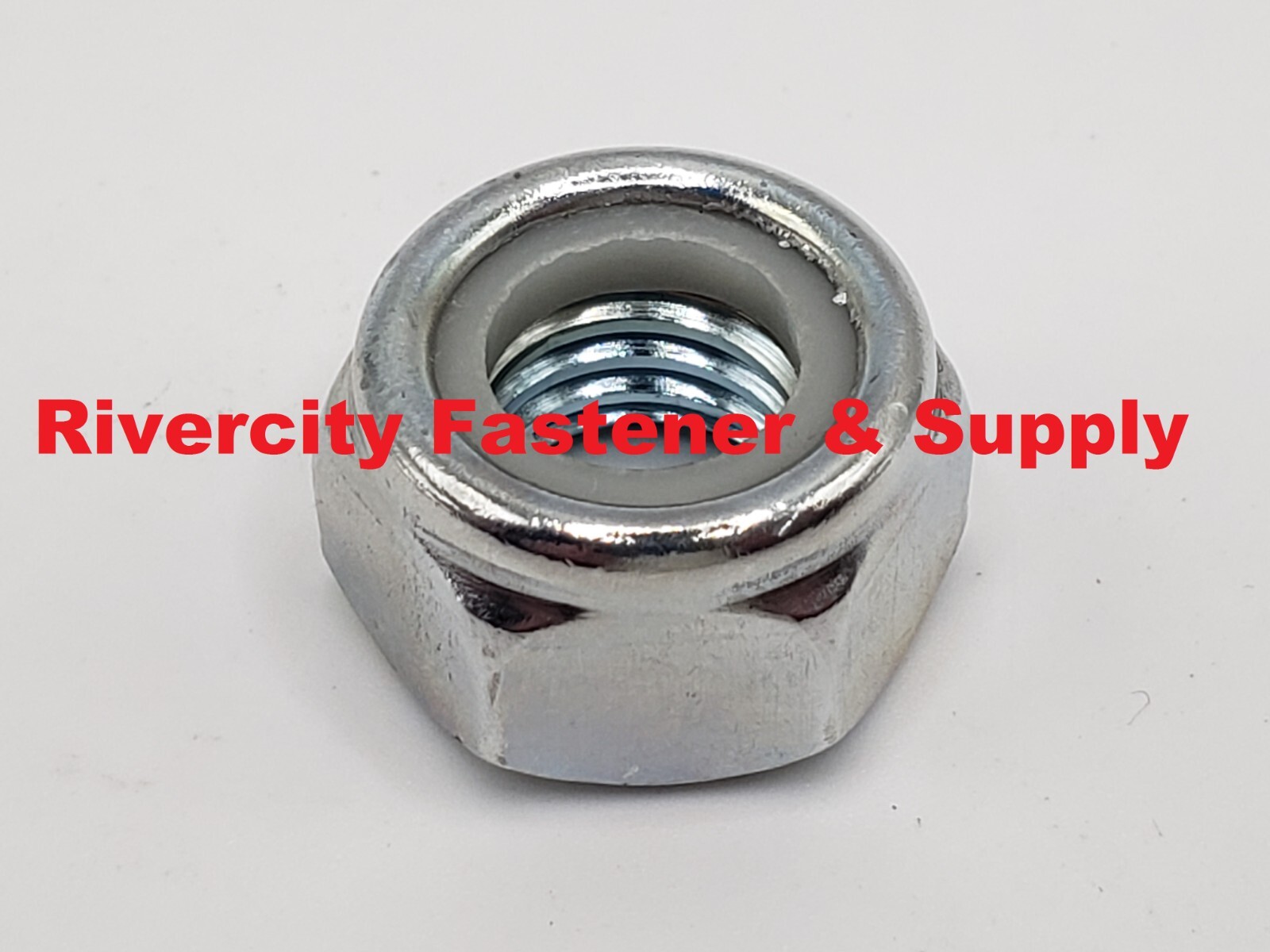 M7-1.0 Nylon Insert Lock Stop Nuts 7mm x 1.0 Nut nylock M7x1.0 Nuts Steel
