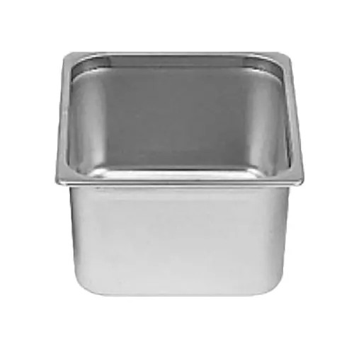 Thunder Group STPA3166 1/6 Size 24 Gauge Stainless Steel Steam Pan - 6" Deep