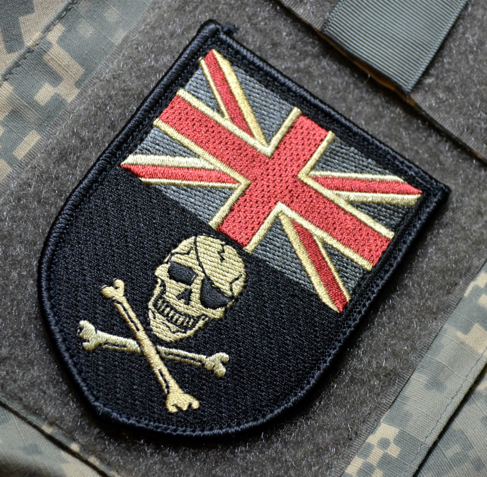 NATO ISAF SP OPS SAS burdock-hook BRITISH UK FLAG: These Colors Don't Run