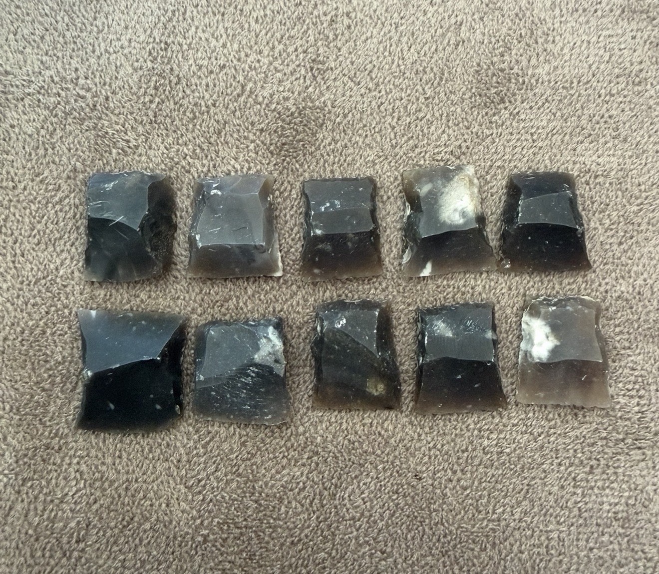 Assorted Quality English (10) Flints  3/4” - Hot Spark!
