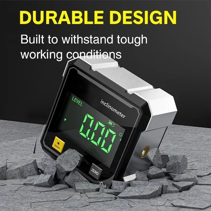Magnetic Digital Level Box Gauge Angle Meter Finder Protractor Inclinometer