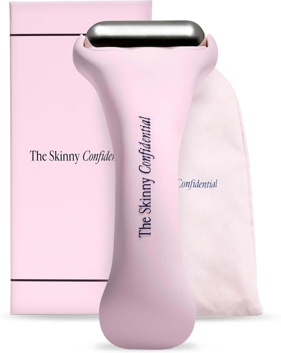 The Skinny Confidential Ice Roller for Face – Stainless Steel Ice Face Roller to