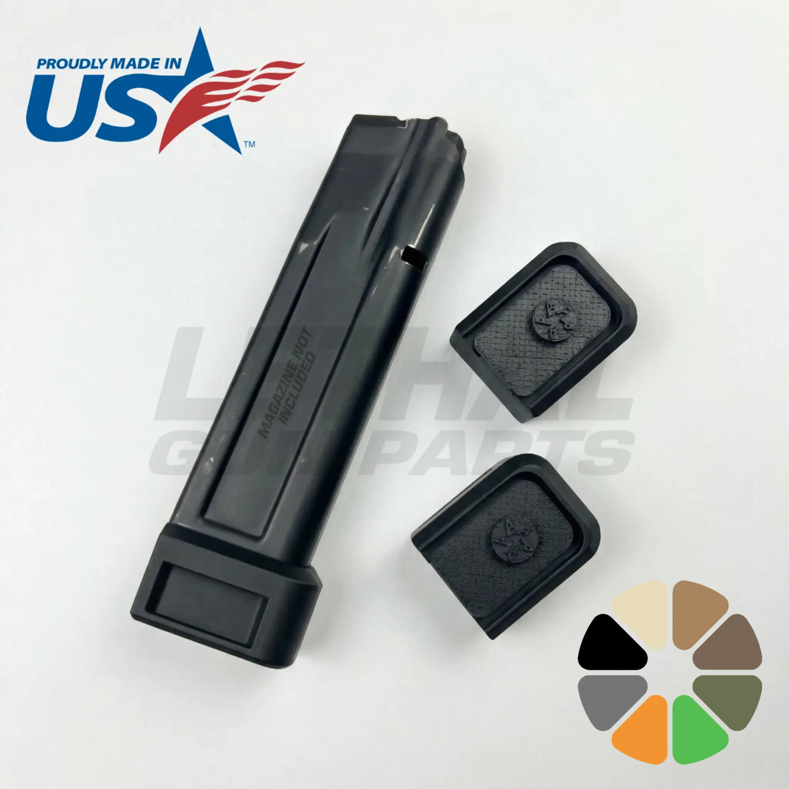 Checkmate 9/38 +0 Base Plate Grip Extension Staccato Prodigy MAC 2011 (2 Pack)