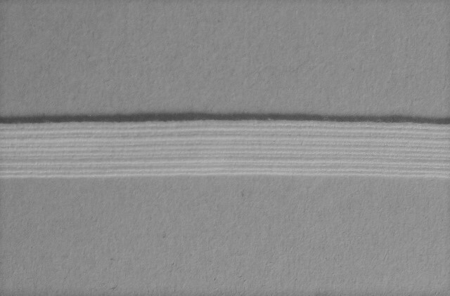 CRAFT-SEWING-ELASTIC "New Stock" 4mtrs x 6mm Soft Grey Ribbed Elastic