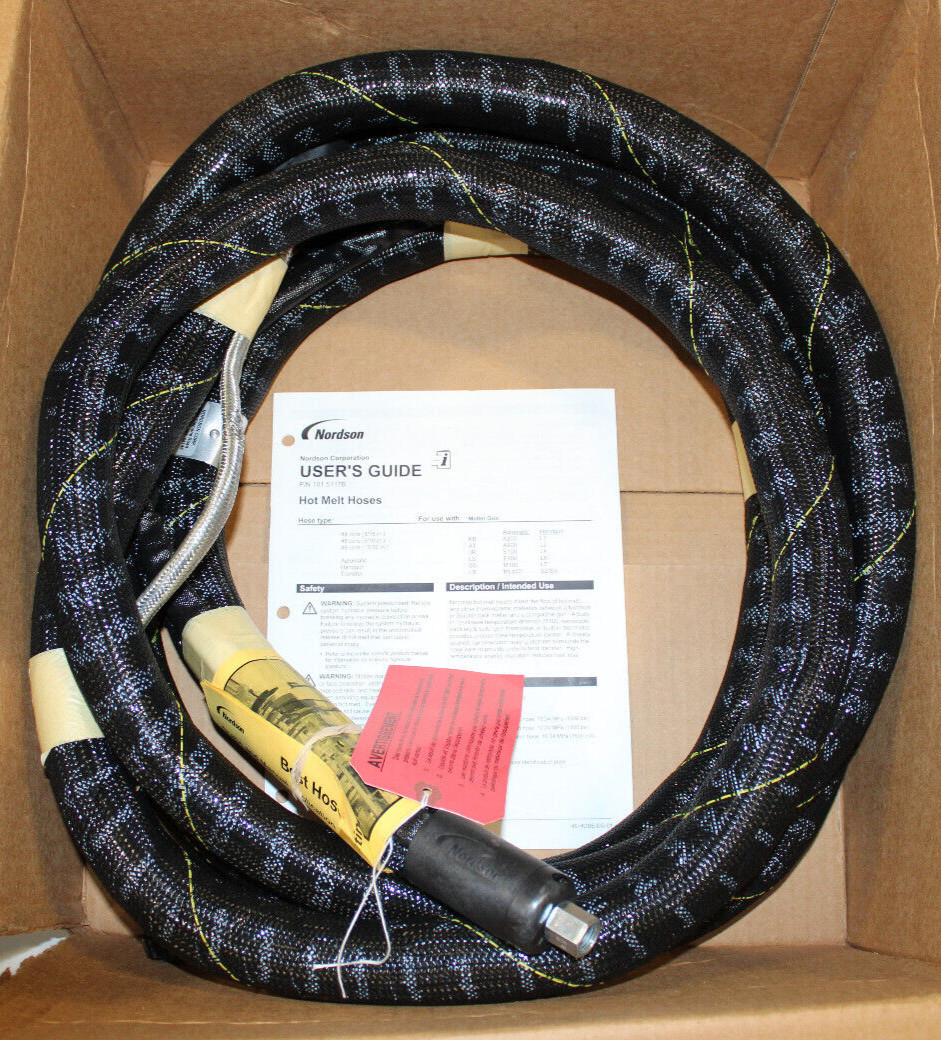 NORDSON 321774 20FT 5/16" 240V HOT MELT HEATED GLUE HOSE NEW IN BOX