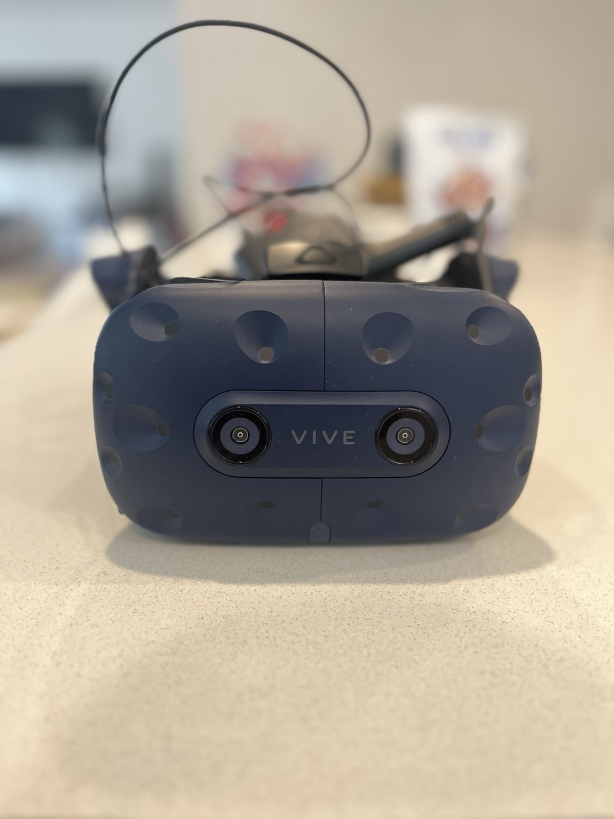 HTC Vive Pro VR Headset Blue With Wireless Adapter and USB