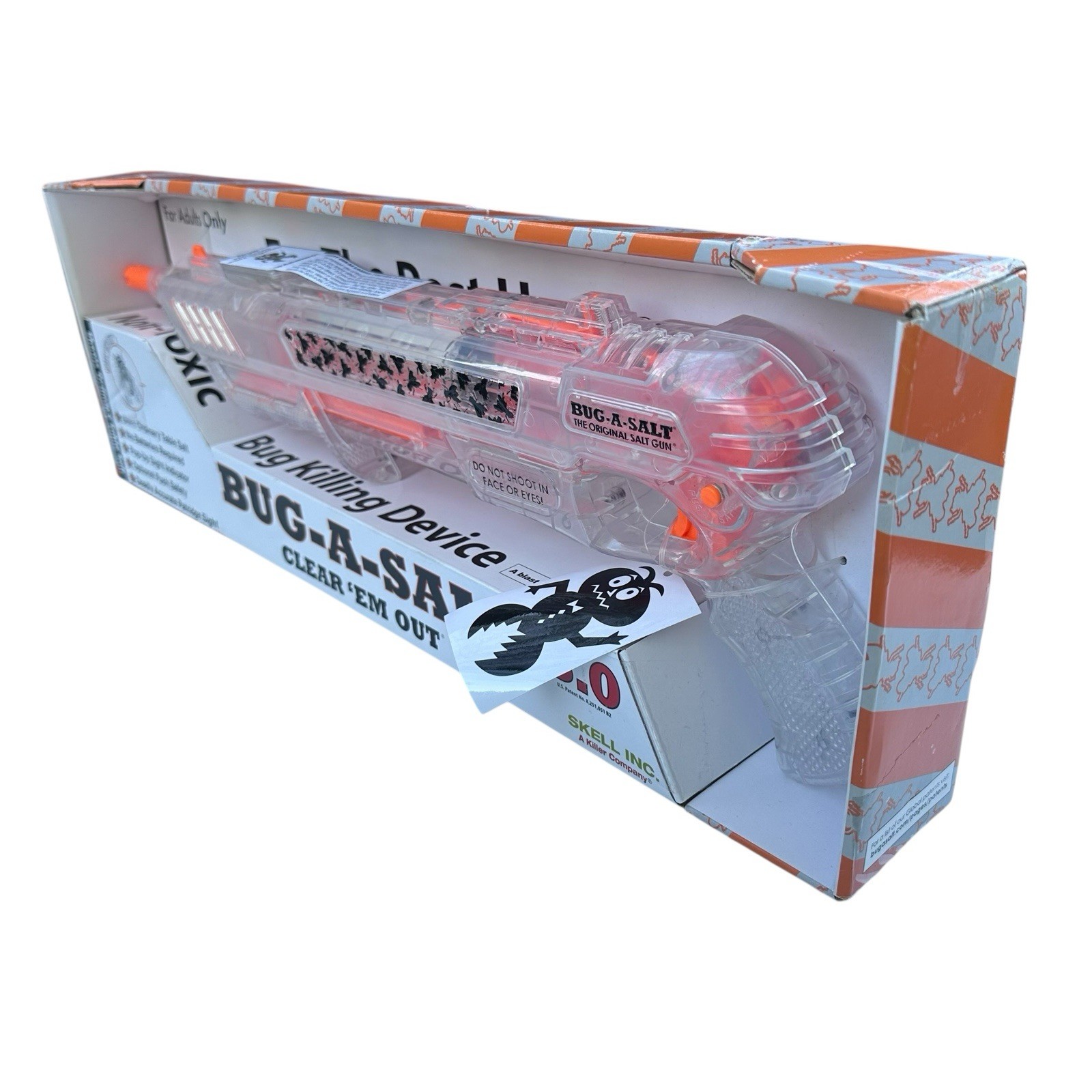 NEW BUG-A-SALT Clear 'Em Out 3.0 New Box Has Some Damage