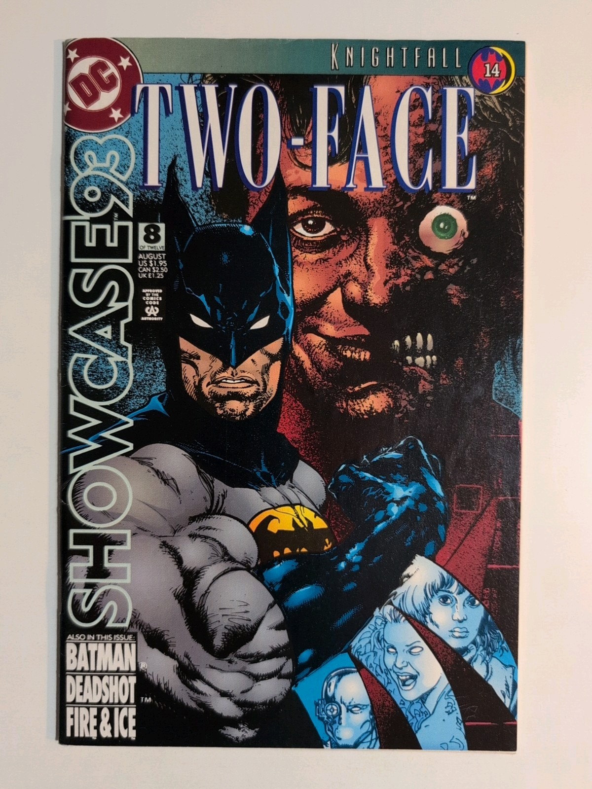 Showcase 93 #8 DC Comics 1993 Back Issue Sale