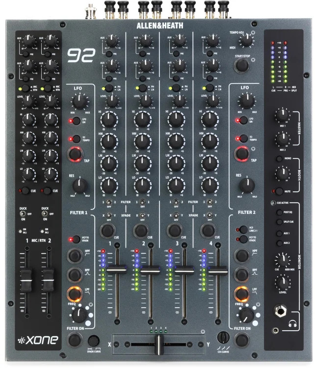 Allen & Heath Xone:92 Mk2 Analog 4-channel DJ Mixer