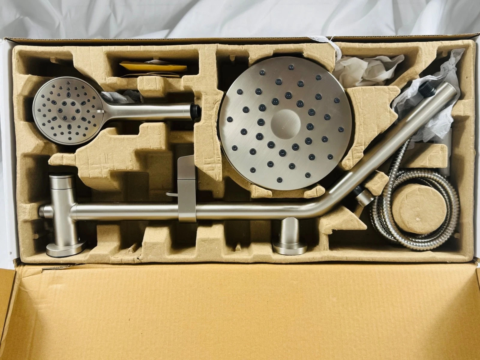 New Open Box – Kohler HydroRail 3in1 Multifunction Shower Column Kit Brushed Nic
