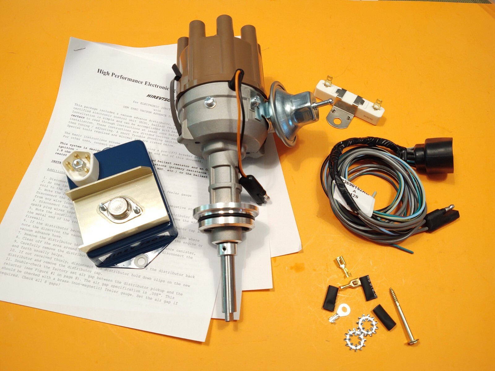 ForMOPAR 383 400 HiPo Electronic Ignition Kit Plymouth Dodge Chryslr NOS TAN CAP