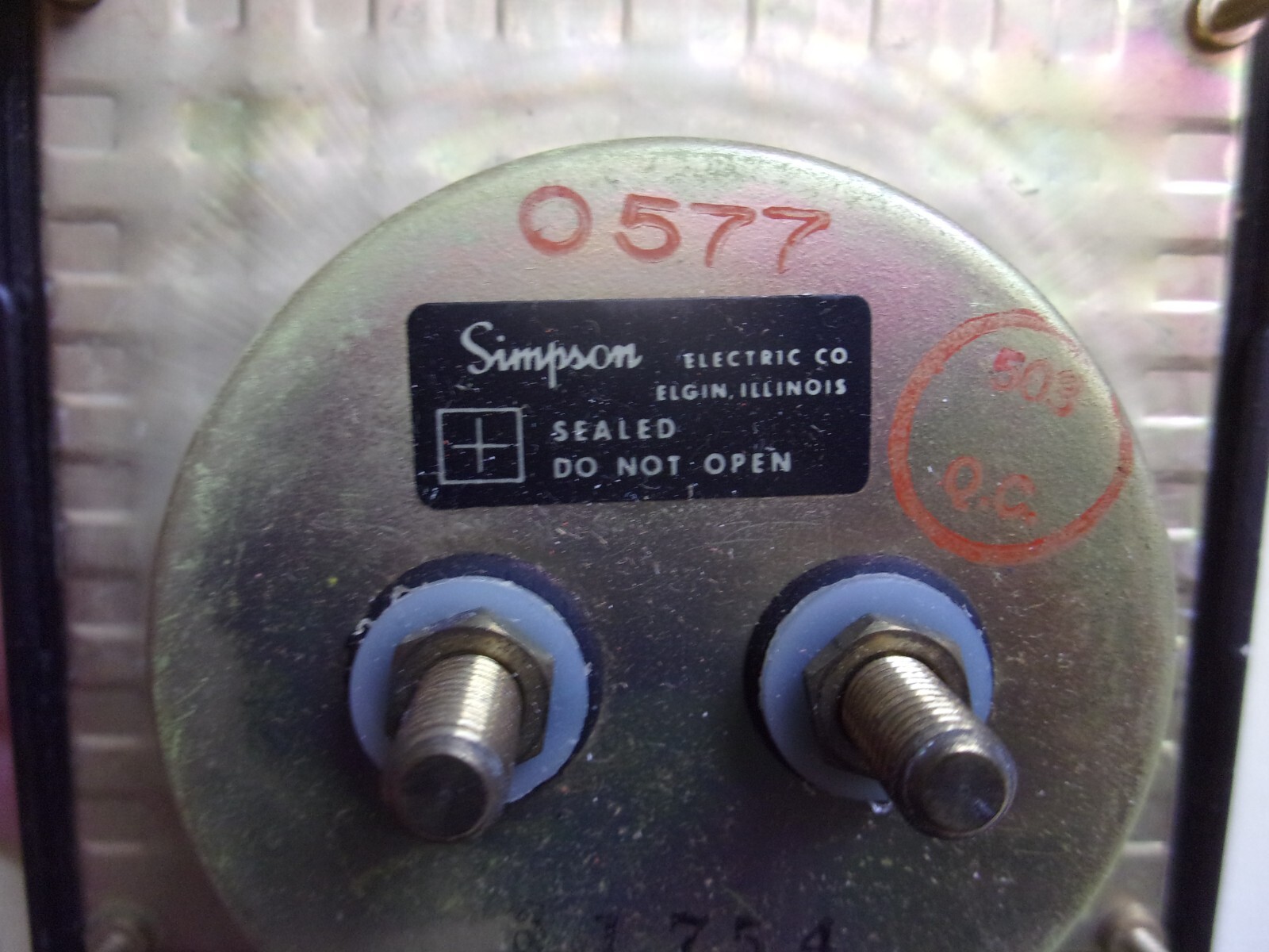 Simpson 0577 61754 Meter