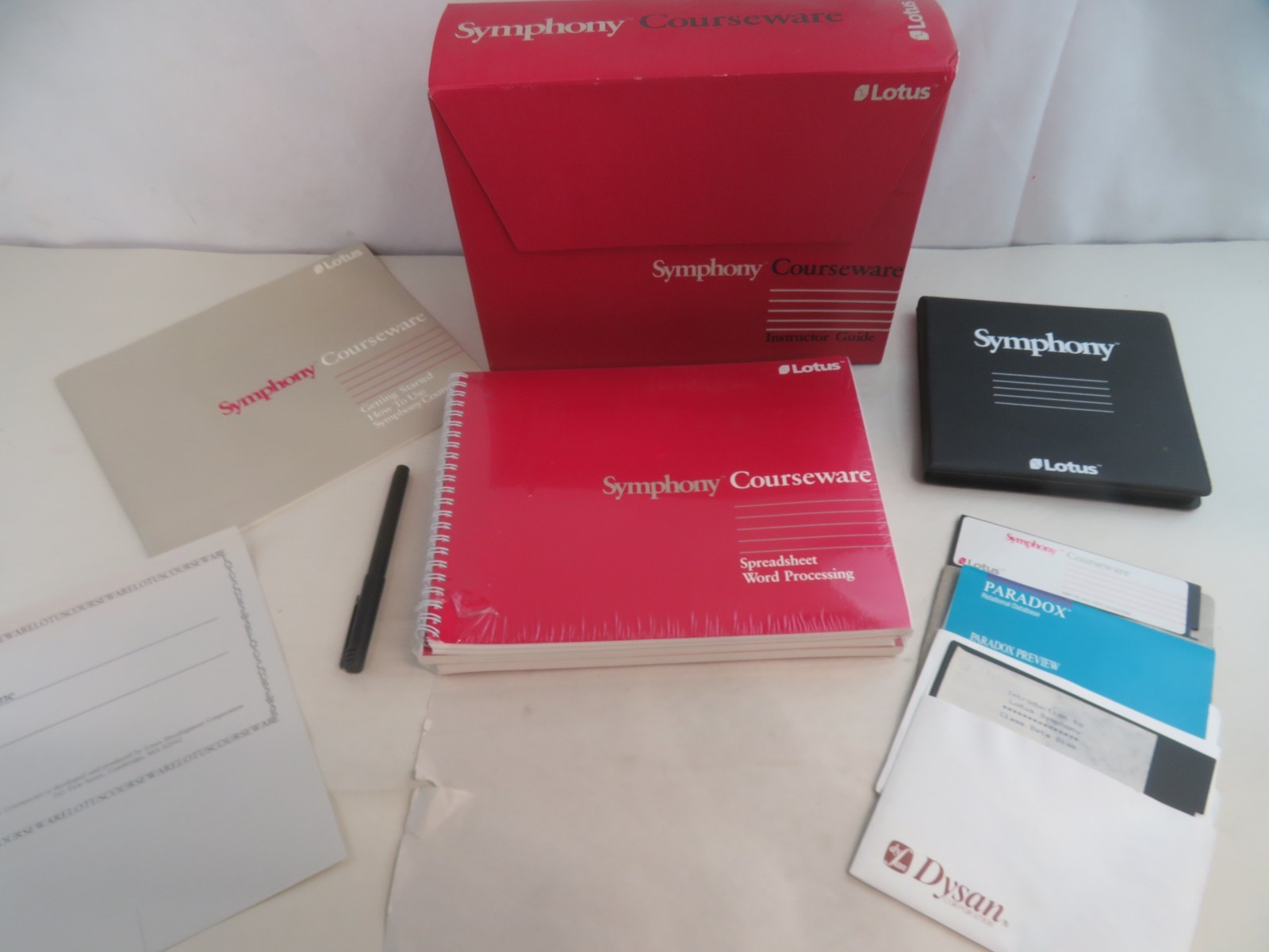 Lotus Symphony Courseware Instructor Guide Floppy Disc Software
