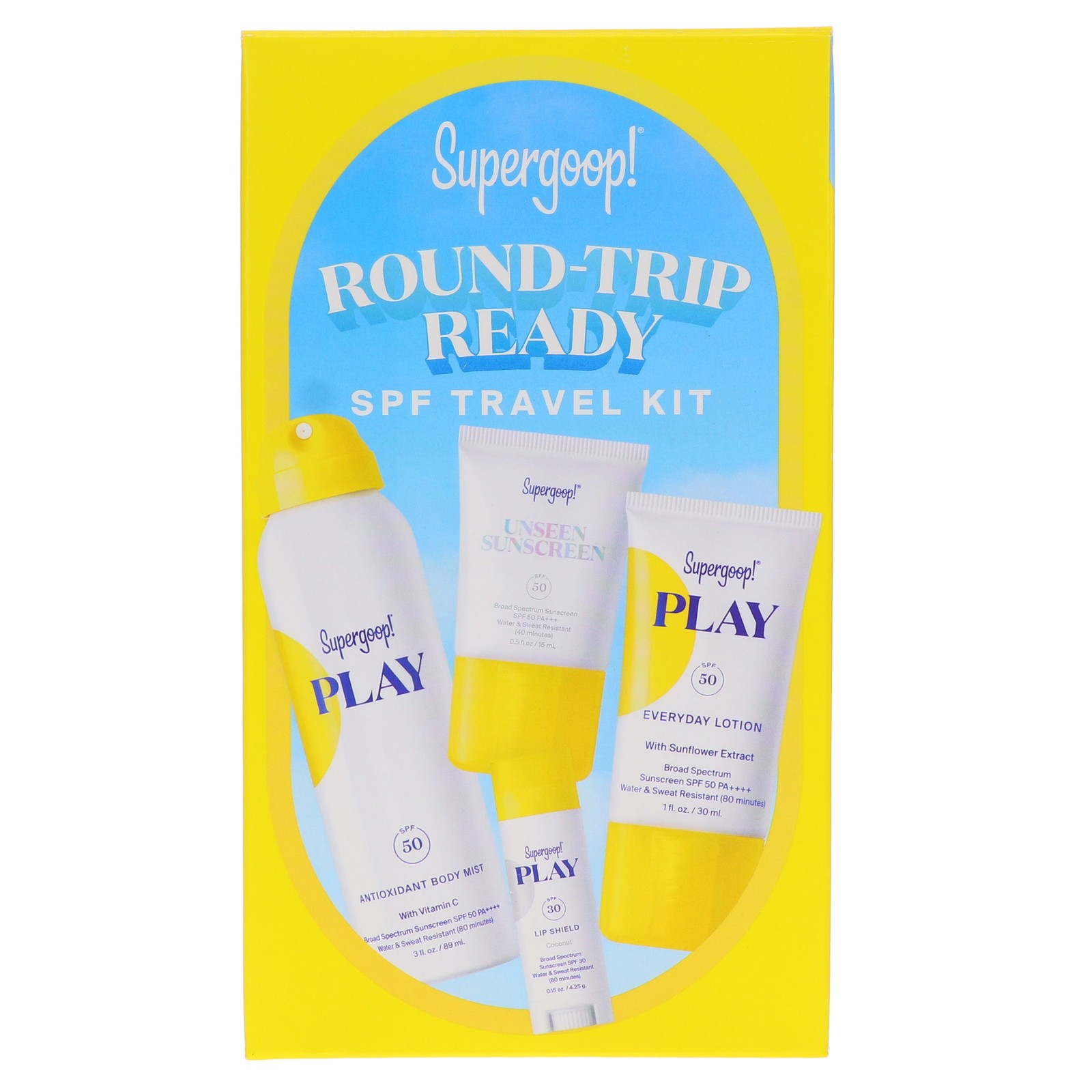 Supergoop! Round-Trip Ready SPF Travel Kit