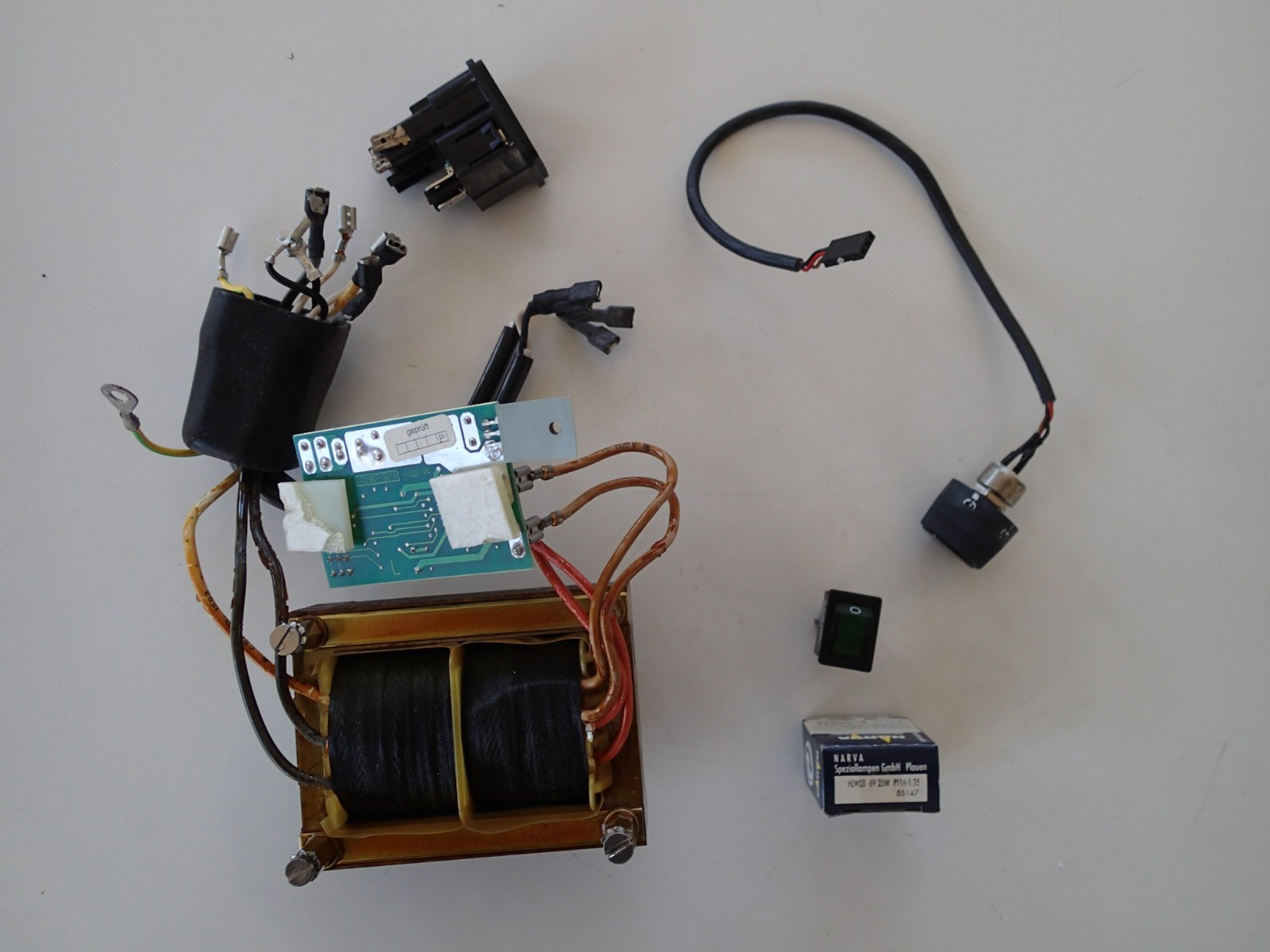 Zeiss Axiovert 25 Microscope Elec. Parts: Circuit, Switch, Intensity NO RETURN