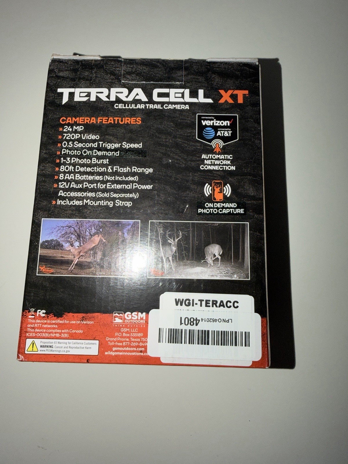 Wildgame Innovations WGI-TERACC: Terra Xt Cellular Camera / 24Mp