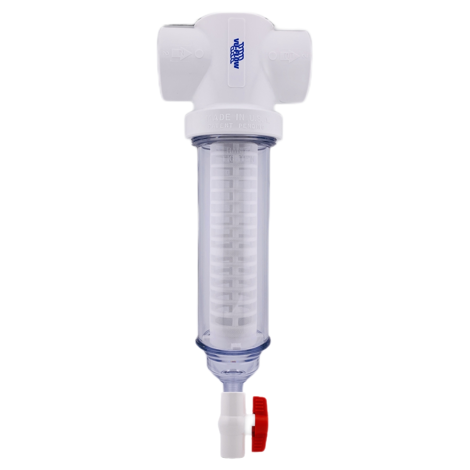 Vu-Flow/Rusco 2" Spin Down Screen Water Filter System with 24 Mesh Element
