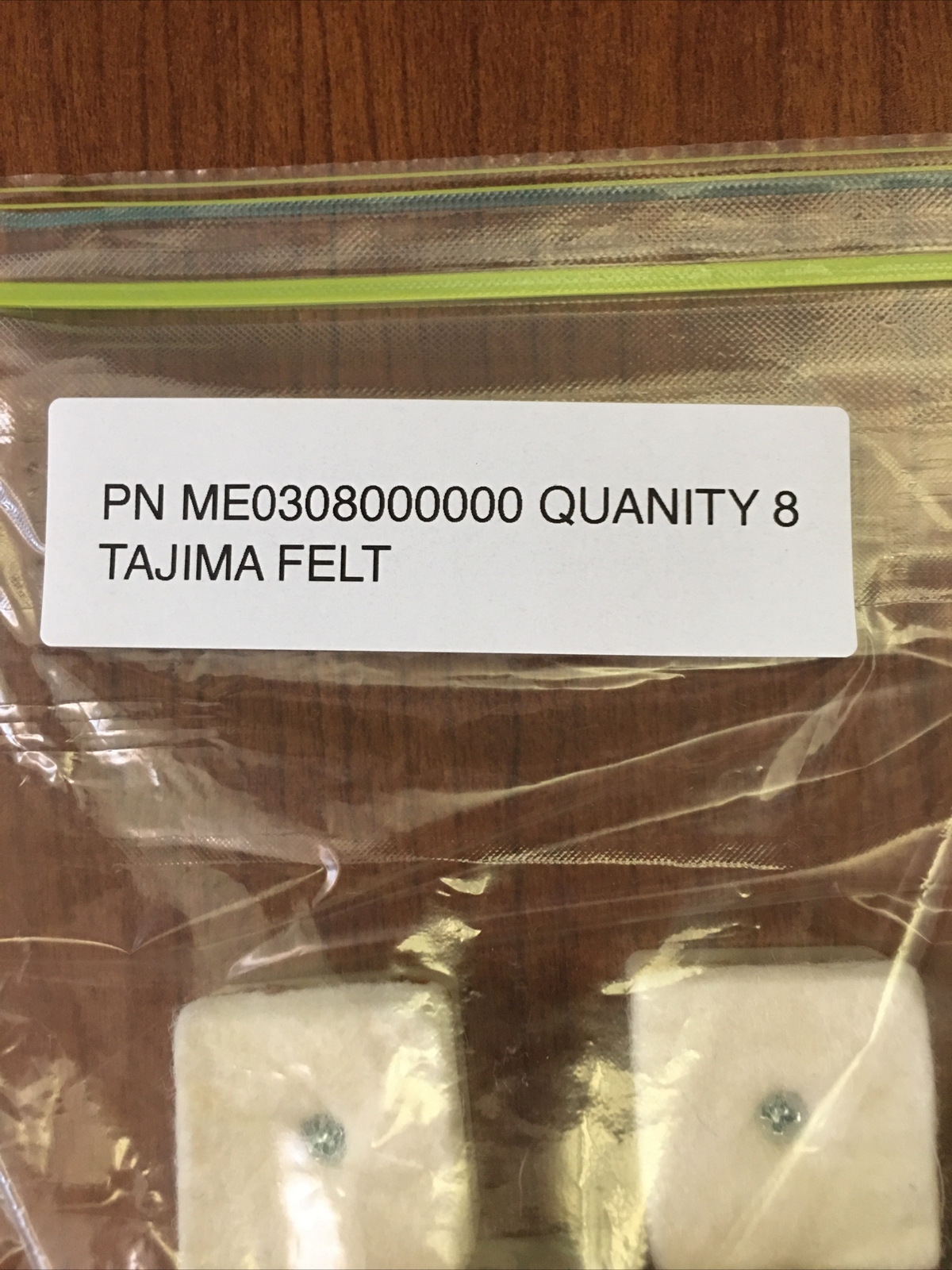 Lot of 8 Tajima ME0308000000 Felt