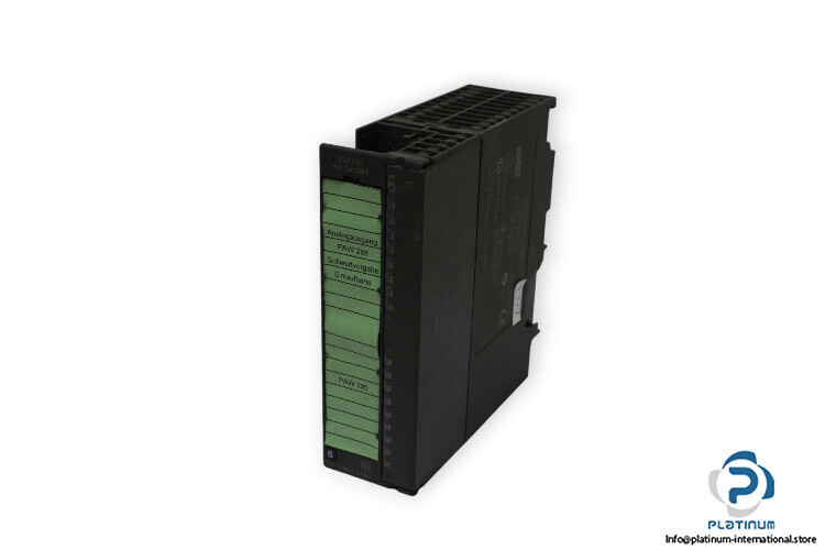 SIEMENS 6ES7 332-5HB01-0AB0 ANALOG OUTPUT MODULE_6ES73325HB010AB0