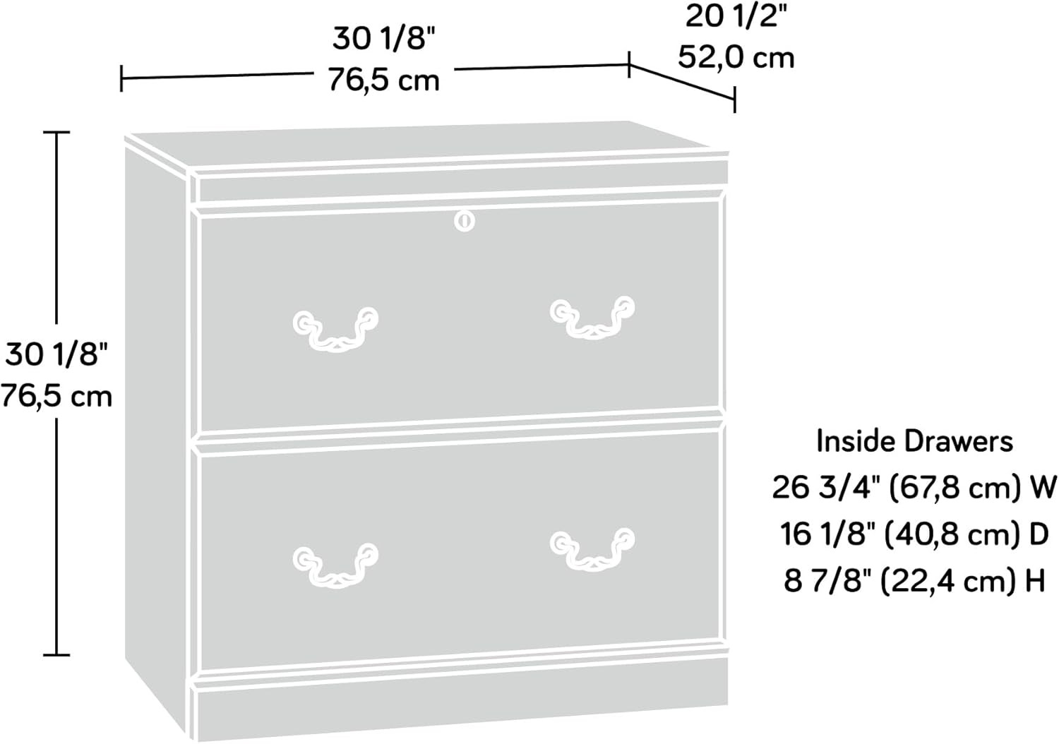 Classic Cherry Heritage Hill Lateral File - Stylish & Functional Storage Solutio